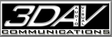 3D AUDIO VISUAL COMMUNICATIONS logo