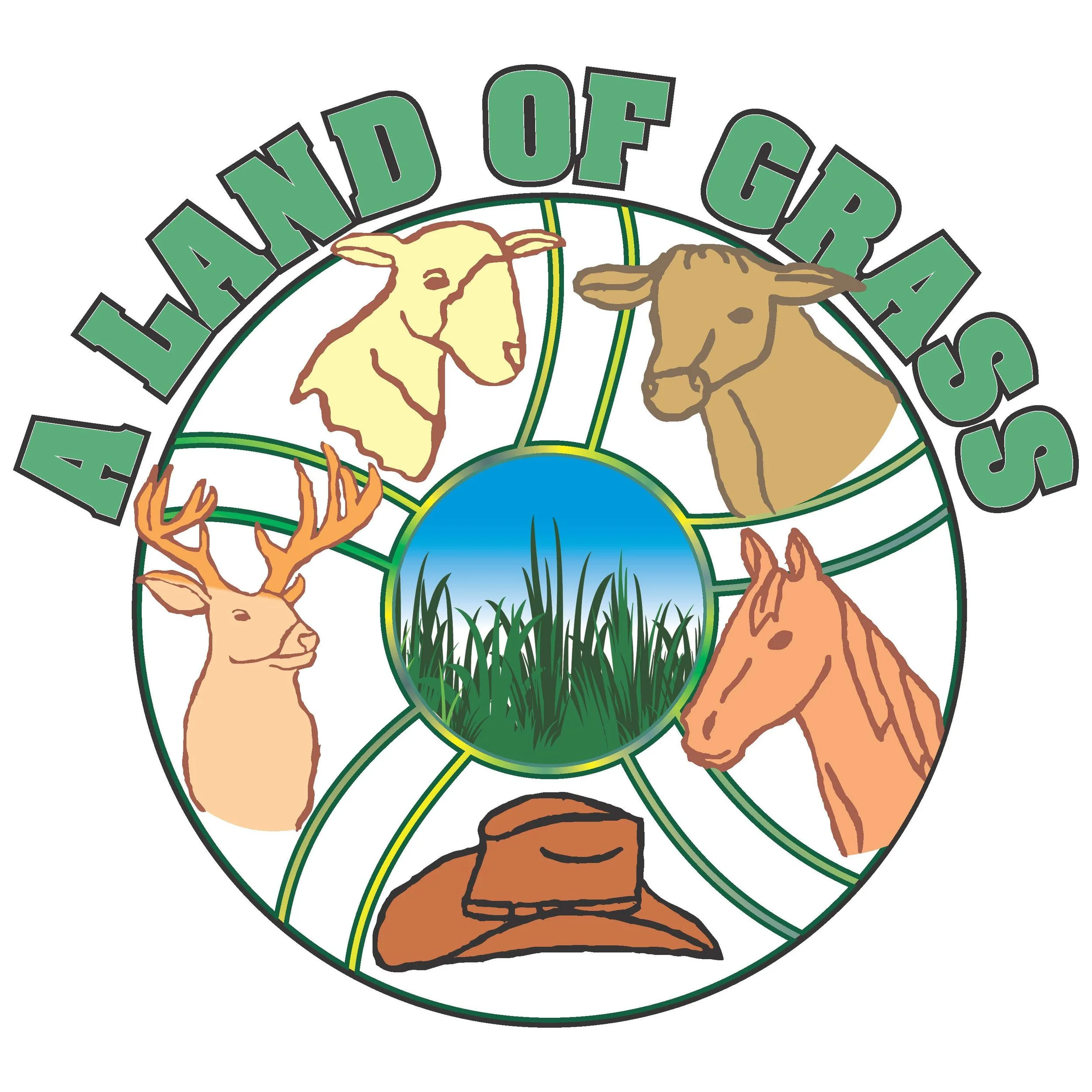 A LAND OF GRASS logo