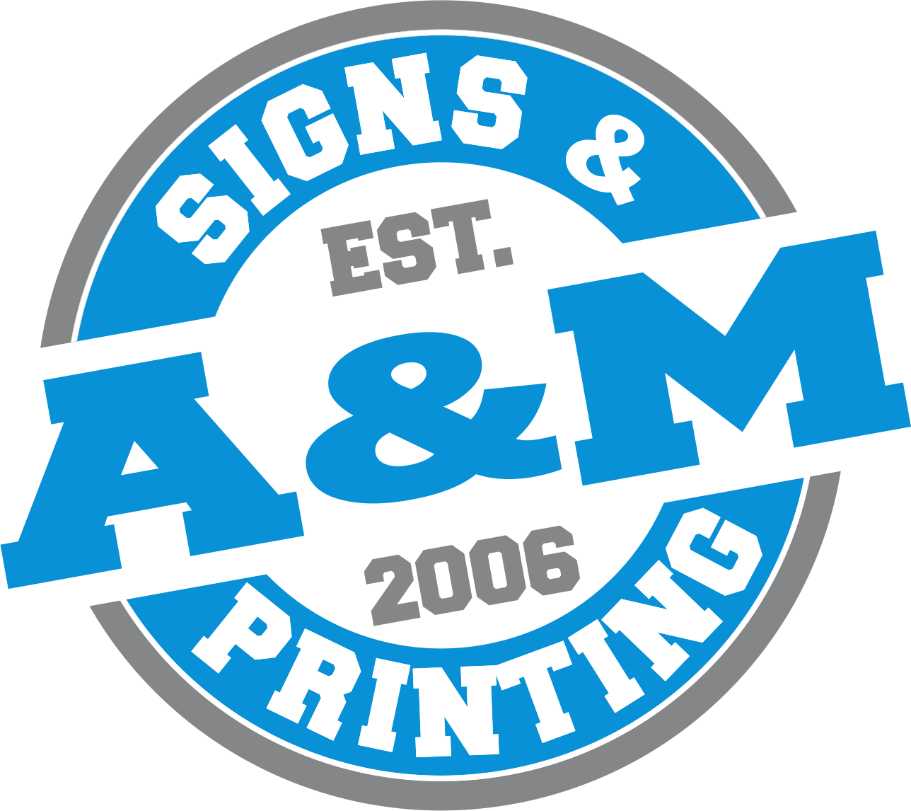 A&M PRINTING AND SIGNS INC logo