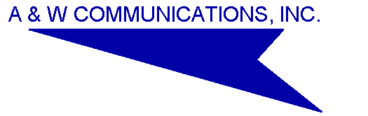 A & W COMMUNICATIONS CO logo