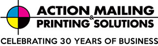 ACTION MAILING & PRINTING SOLUTIONS logo