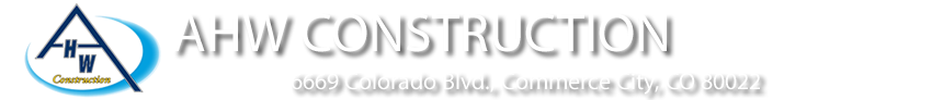 AHW CONSTRUCTION logo