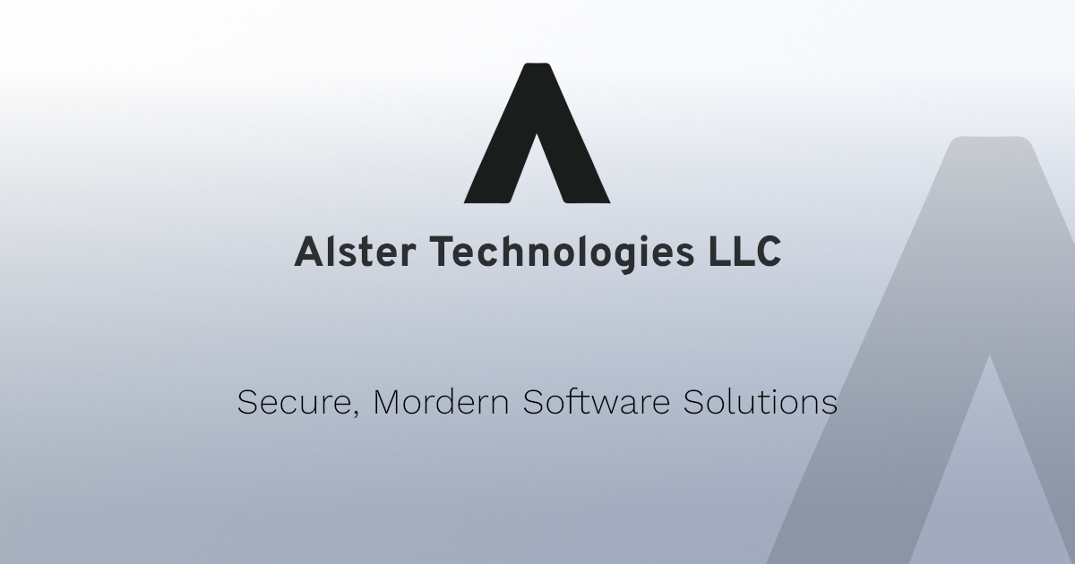 ALSTER TECHNOLOGIES LLC logo