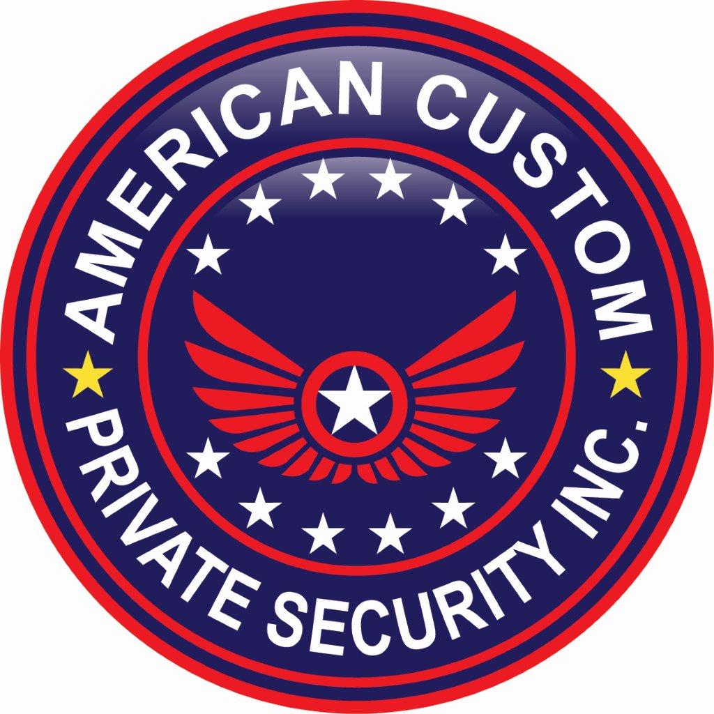 AMERICAN CUSTOM PRIVATE SECURITY logo