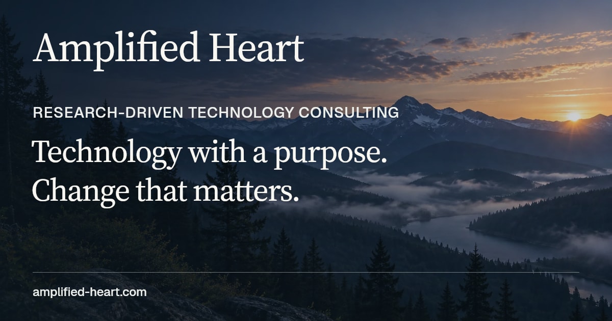 AMPLIFIED HEART CORPORATION logo