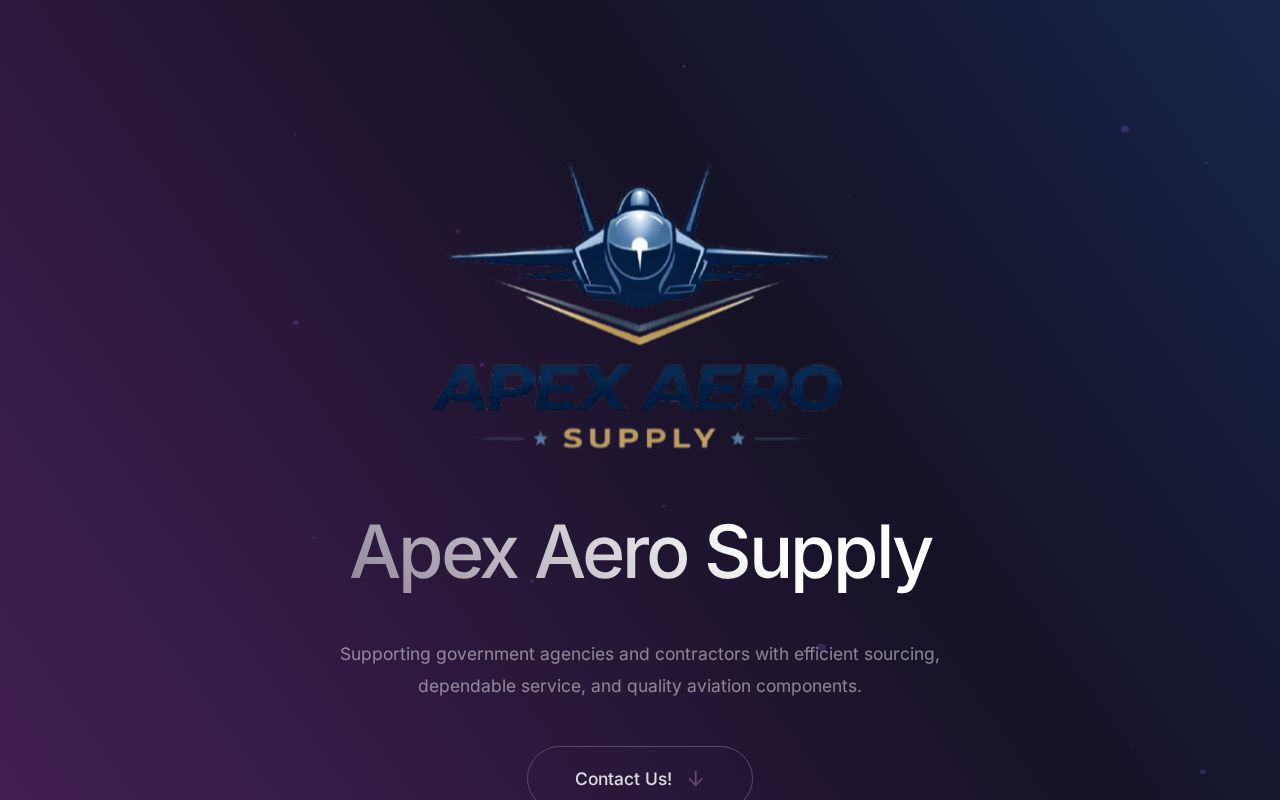 APEX AERO SUPPLY logo