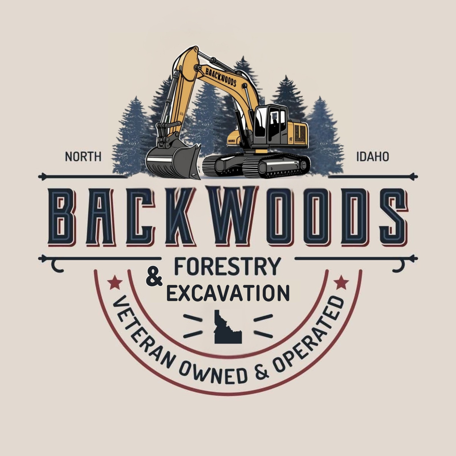 BACKWOODS FORESTRY & EXCAVATION logo