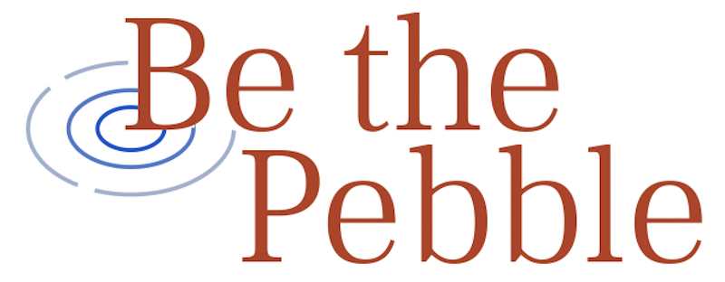 BE THE PEBBLE logo