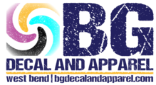 BG DECAL & APPAREL logo