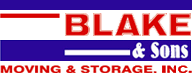 BLAKE & SONS MOVING & STORAGE INC logo