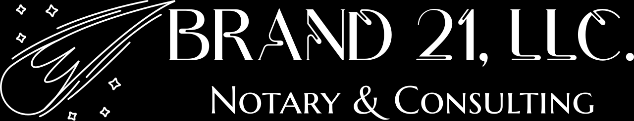 BRAND 21 NOTARY & CONSULTING, LLC. logo