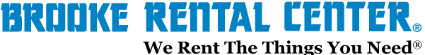 BROOKE RENTAL CENTER logo