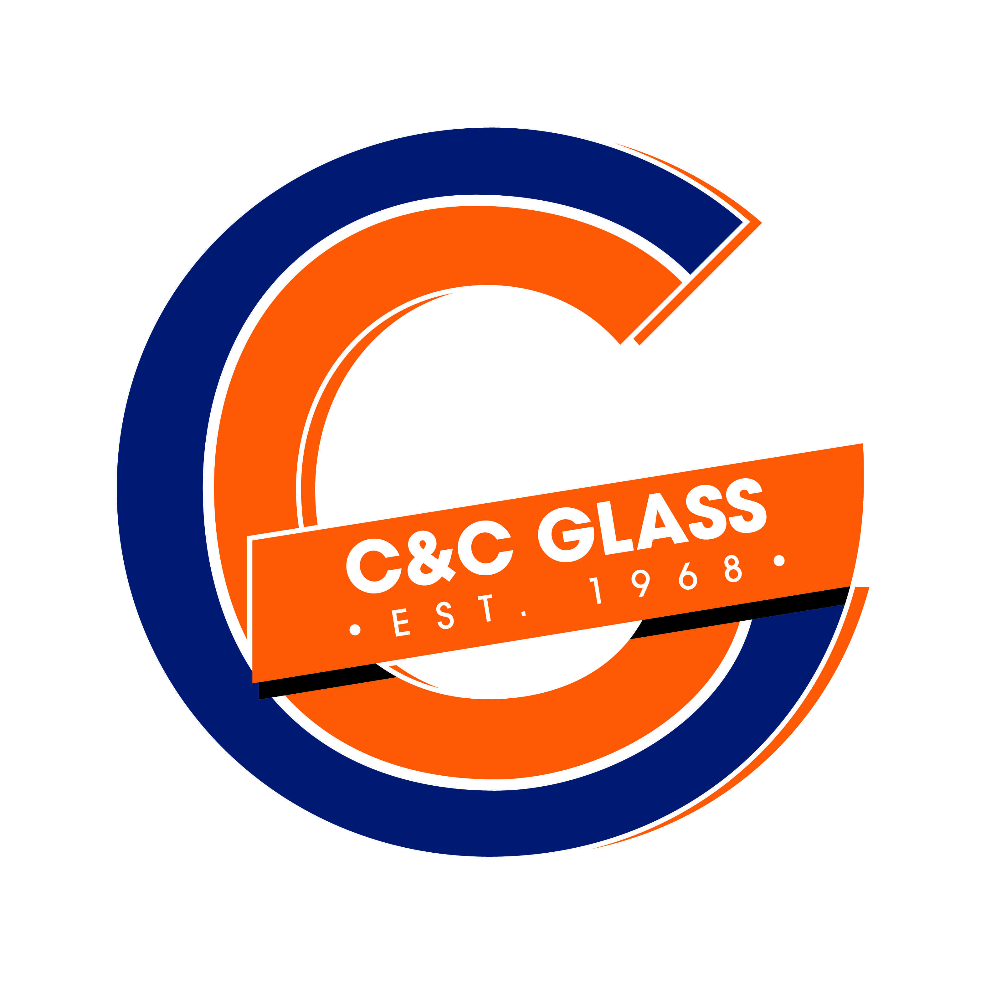 C & C GLASS logo
