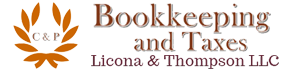 C & P BOOKKEEPING & TAXES logo