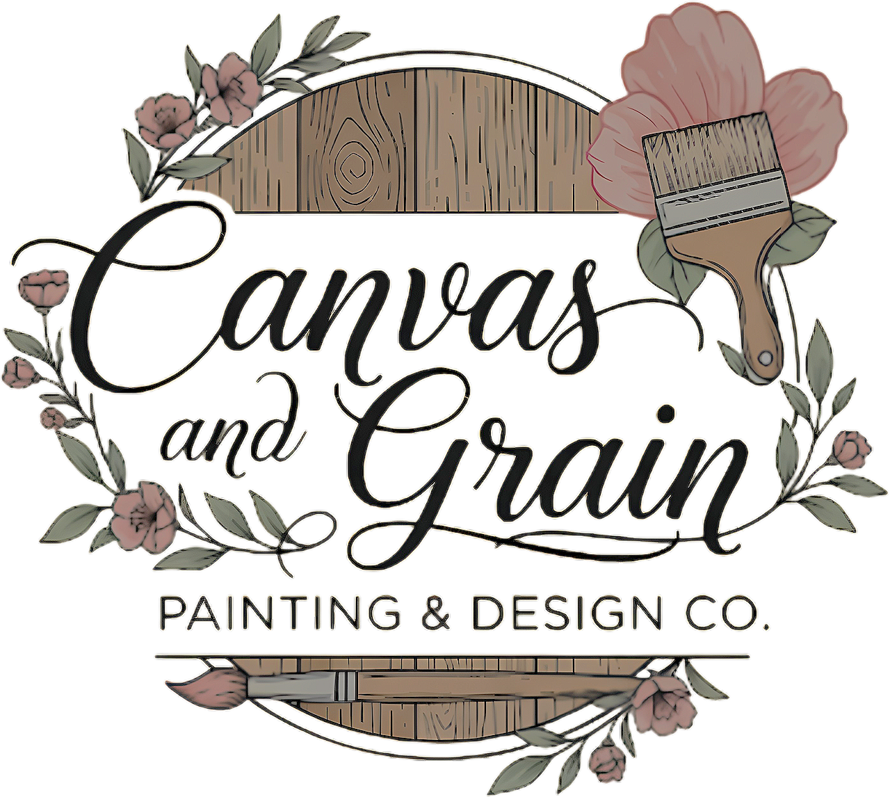 CANVAS AND GRAIN PAINTING AND DESIGN COMPANY LLC logo