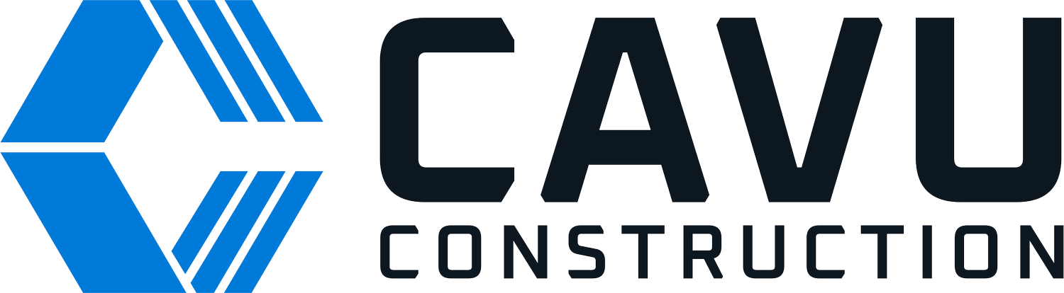 CAVU CONSTRUCTION logo