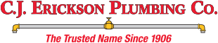 CJ ERICKSON PLUMBING CO logo