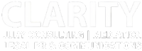 CLARITY JURY CONSULTING logo