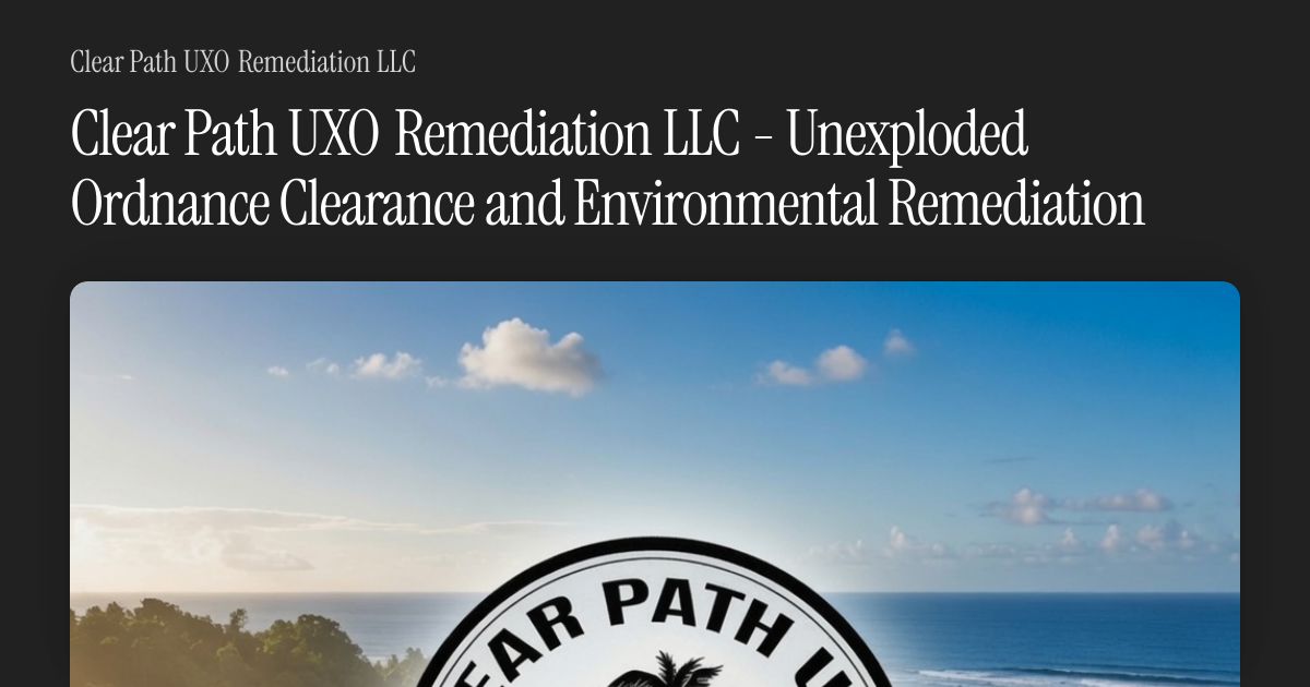 CLEAR PATH UXO REMEDIATION, LLC logo