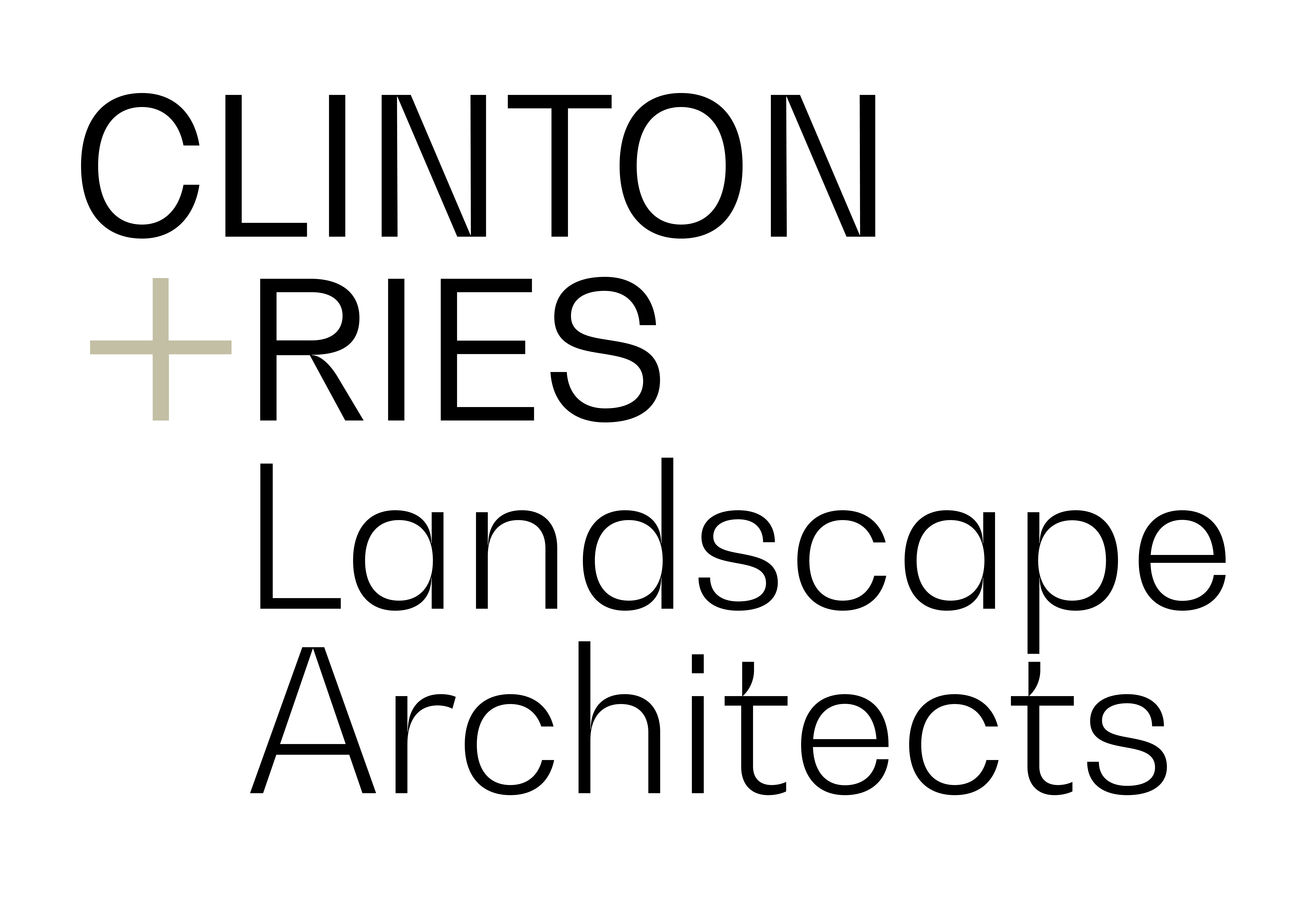 CLINTON + RIES LANDSCAPE ARCHITECTS, PC logo