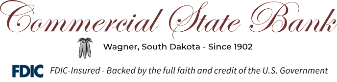 COMMERCIAL STATE BANK, OF WAGNER logo