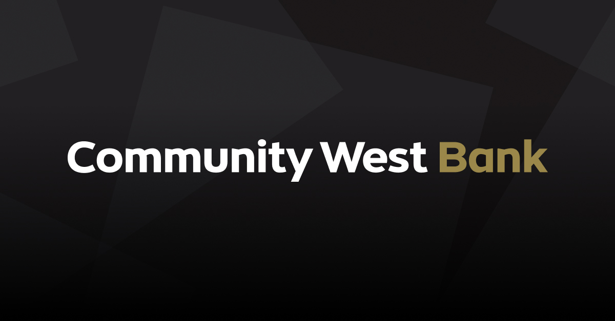 COMMUNITY WEST BANK logo