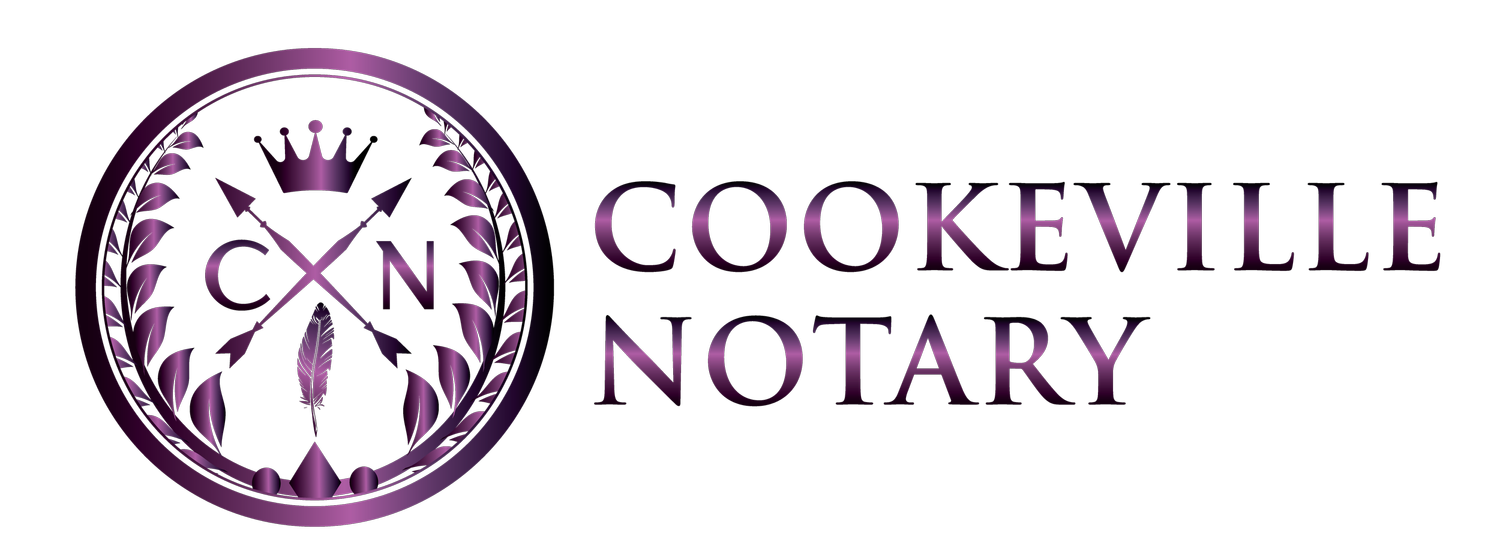 COOKEVILLE NOTARY logo