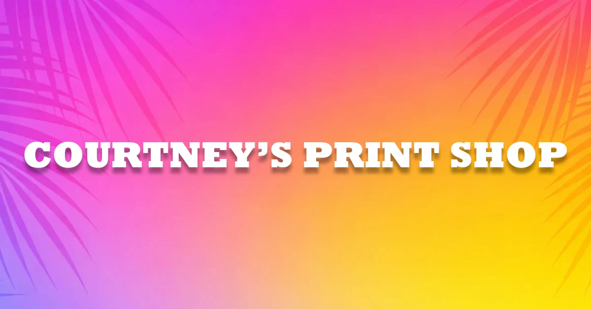 COURTNEY'S PRINT SHOP LLC logo