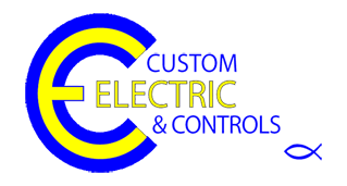 CUSTOM ELECTRIC & CONTROLS logo
