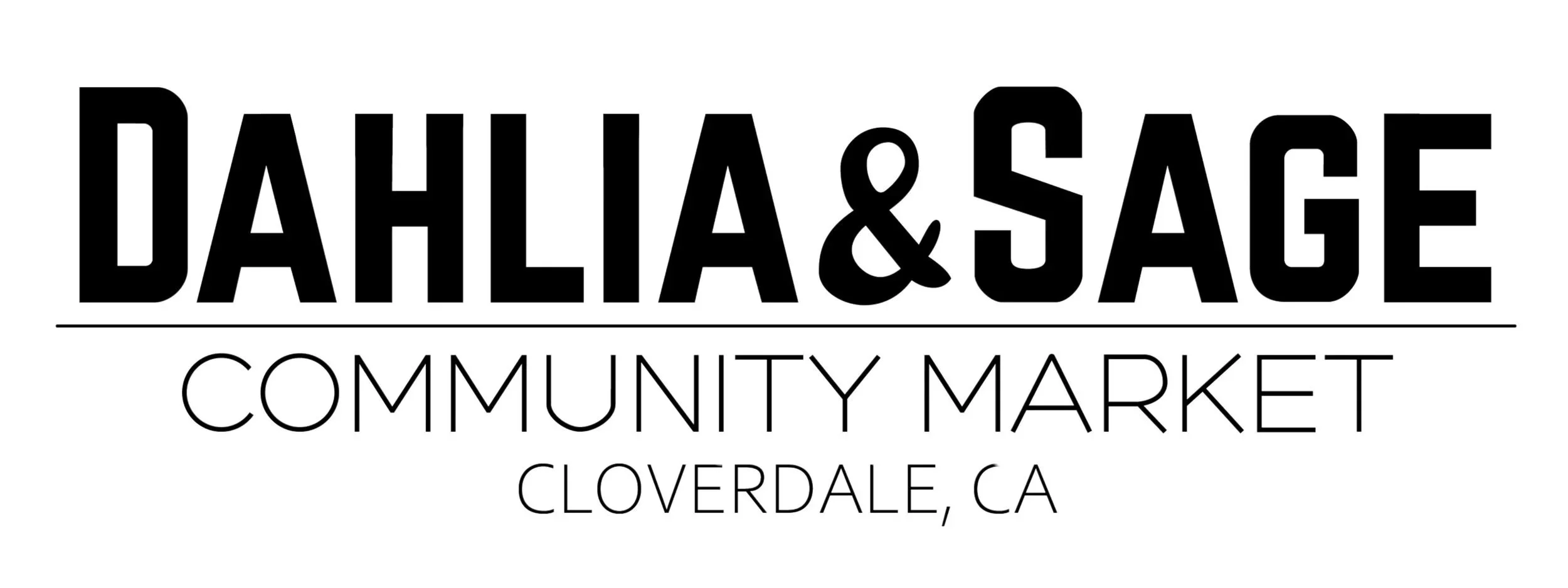 DAHLIA & SAGE COMMUNITY MARKET logo