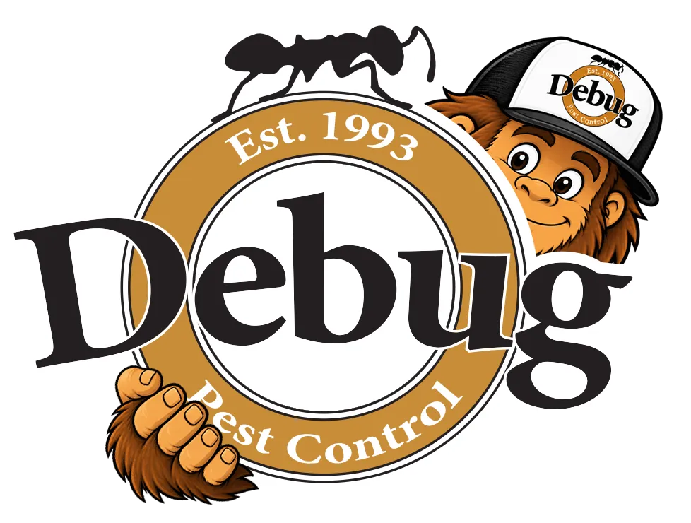DEBUG PEST CONTROL, INC. logo
