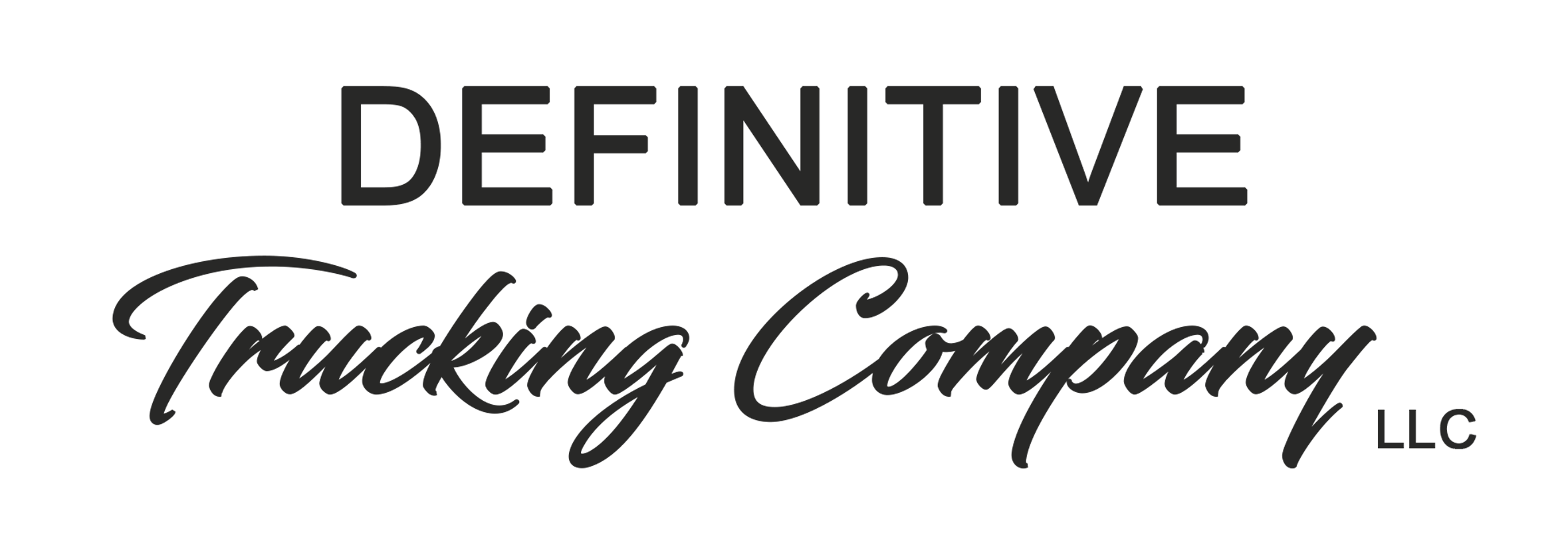 DEFINITIVE TRUCKING CO LLC logo