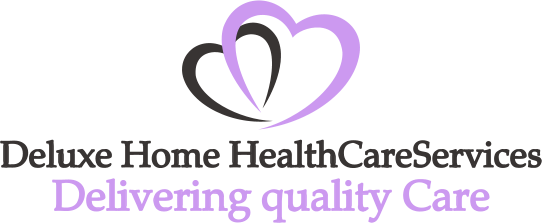 DELUXE HOME HEALTH CARE S logo