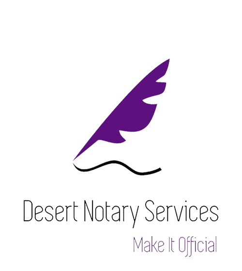 DESERT NOTARY SERVICES logo