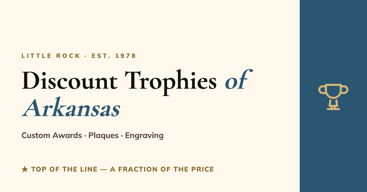 DISCOUNT TROPHIES OF ARKANSAS INC logo