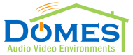 DOMES AUDIO VIDEO ENVIRONMENTS logo
