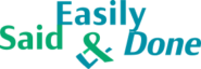 EASILY SAID & DONE logo