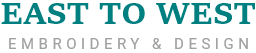 EAST TO WEST EMBROIDERY & DESIGN, INC logo