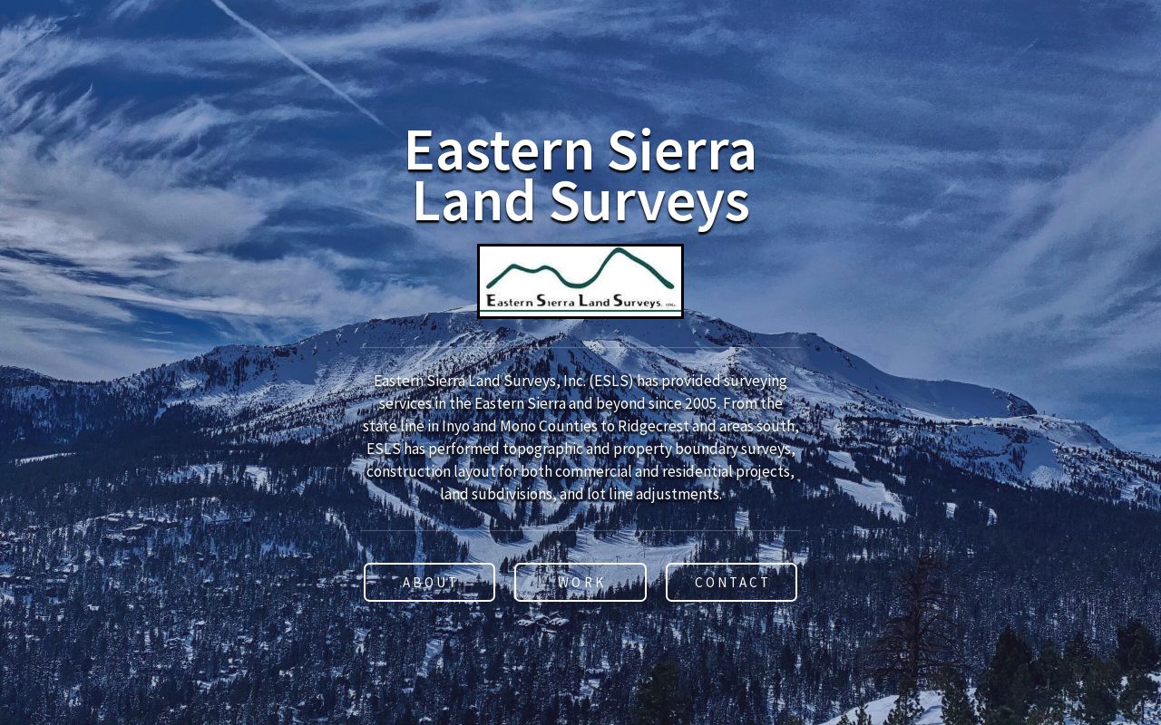 EASTERN SIERRA LAND SURVEYS INCORPORATED logo