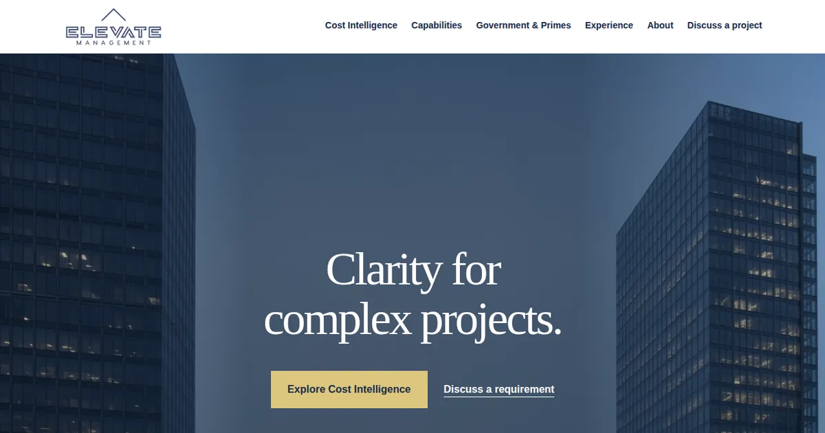 ELEVATE MANAGEMENT logo