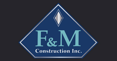 F & M CONSTRUCTION INC logo