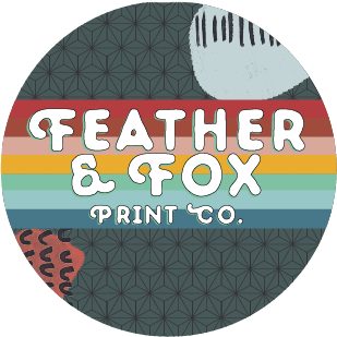 FEATHER & FOX PRINT CO. logo