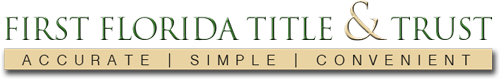 FIRST FLORIDA TITLE AND TRUST, INC. logo