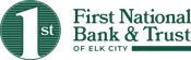 FIRST NATIONAL BANK & TRUST, ELK CITY, OKLAHOMA logo