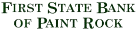 FIRST STATE BANK logo