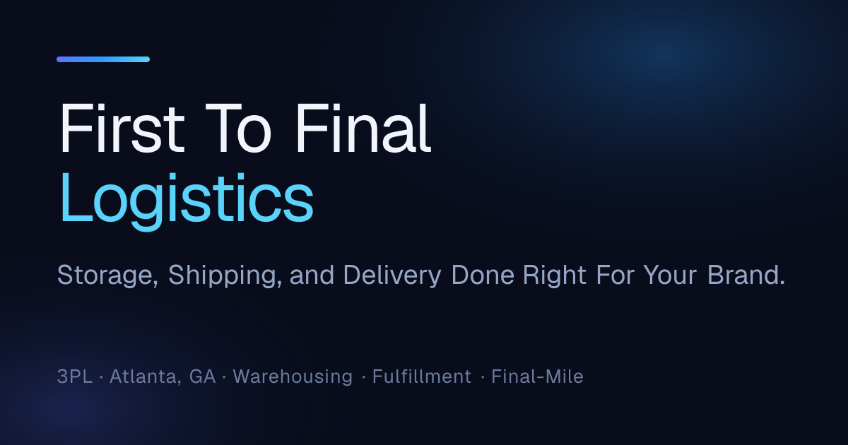 FIRST TO FINAL LOGISTICS, LLC logo