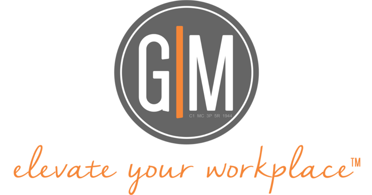 G/M BUSINESS INTERIORS logo