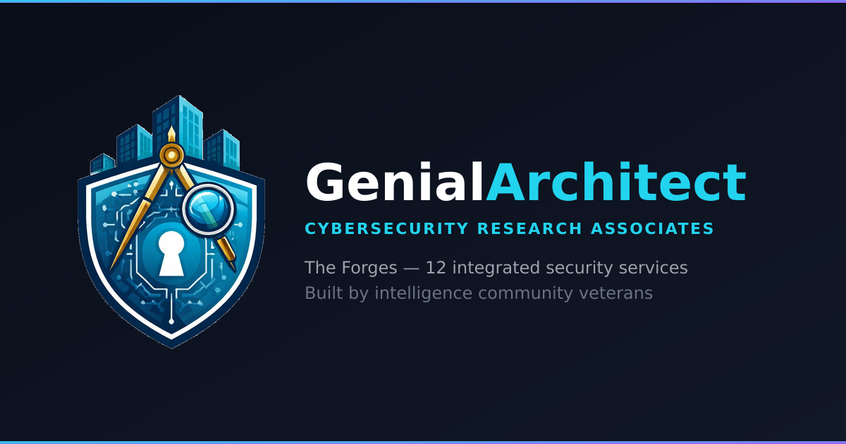 GENIAL ARCHITECT CYBERSECURITY RESEARCH ASSOCIATES LLC logo