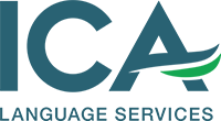 ICA LANGUAGE SERVICES logo
