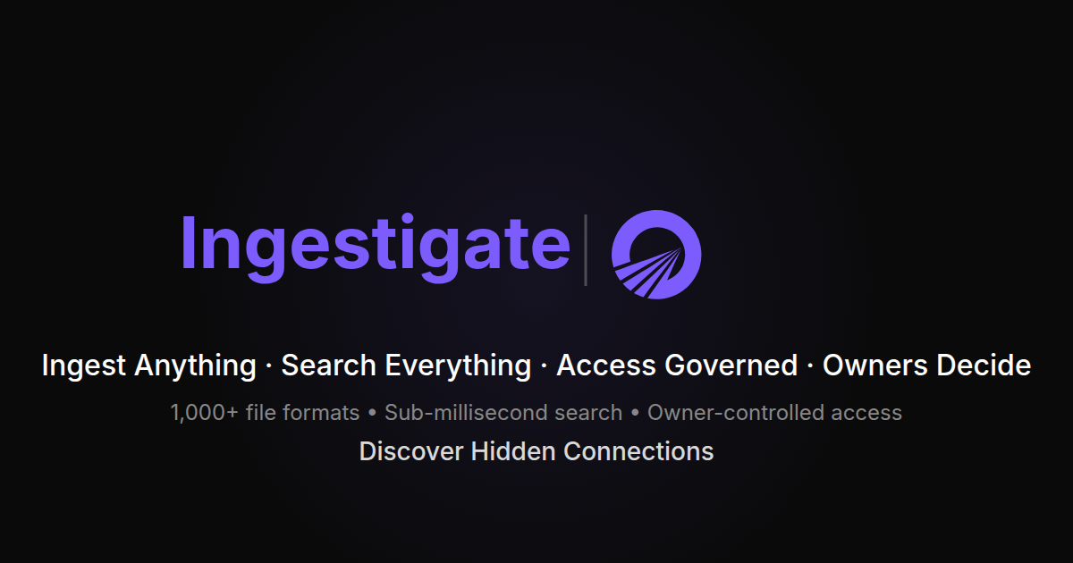 INGESTIGATE INC logo
